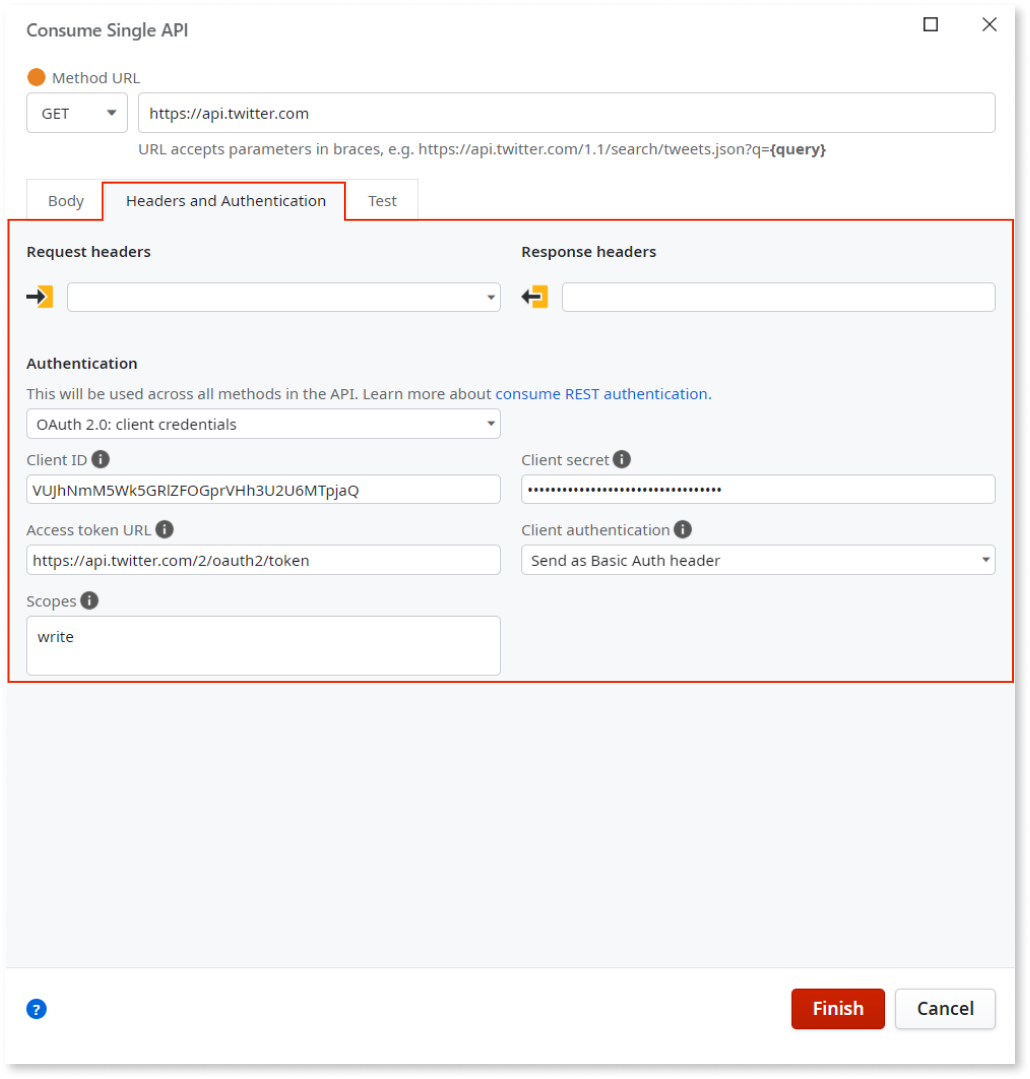 利用対象のREST API WebサービスでOAuth 2.0クライアントフロー認可を使用する - OutSystems 11 ドキュメンテーション