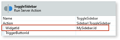 Sidebar - OutSystems 11 Documentation