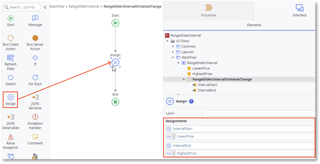 Range Slider Interval - ODC Documentation