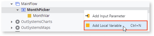 Month Picker - OutSystems 11 Documentation