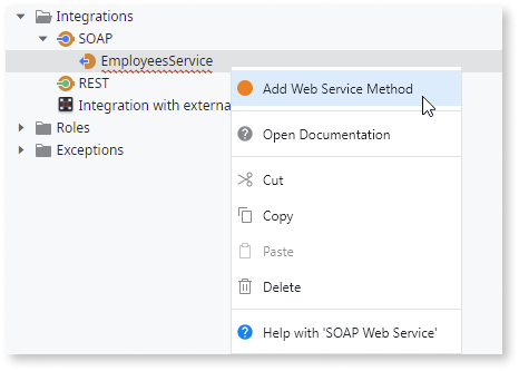 Expose a SOAP Web Service - OutSystems 11 Documentation