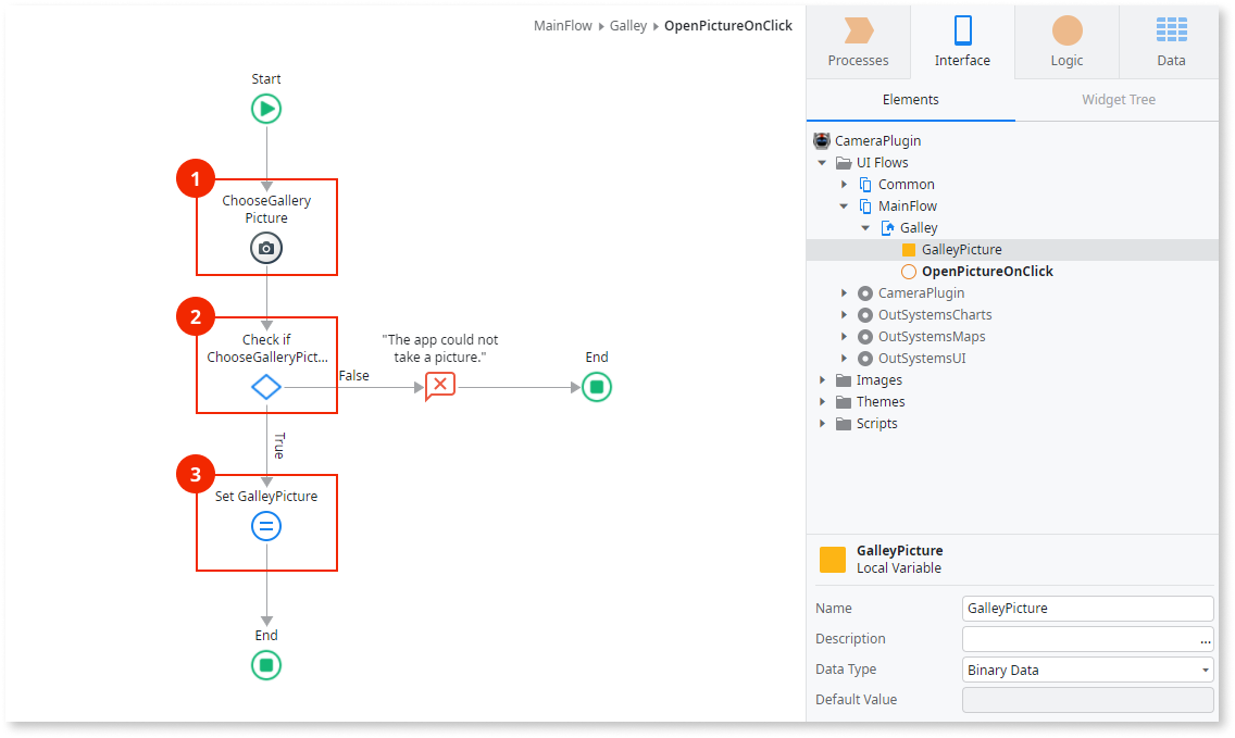 Camera Plugin version 1 - ODC Documentation