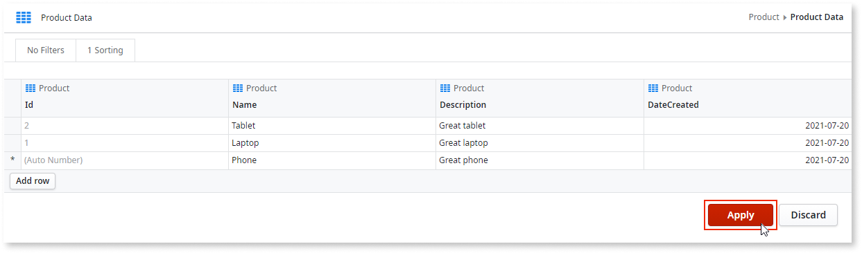 How to edit the data of an entity in Service Studio - OutSystems 11 ...