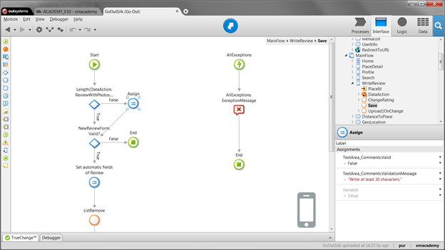 フォームへの入力を検証する - OutSystems 10 ドキュメンテーション