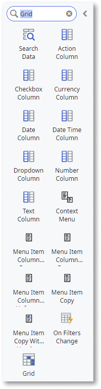 OutSystems Data Gridの使用 - OutSystems 11 ドキュメンテーション