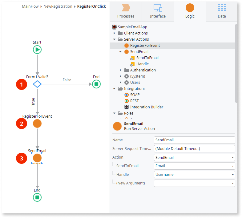 メールの送信 - OutSystems 11 ドキュメンテーション