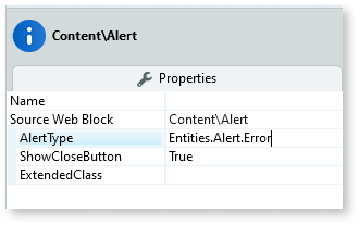 Alert - OutSystems 11 Documentation