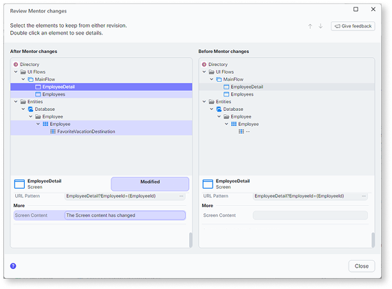 AI development in Mentor Studio - ODC Documentation