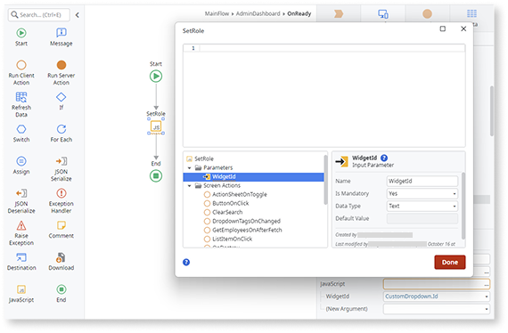 Dropdown - OutSystems 11 Documentation