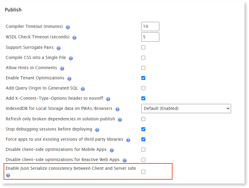 Json Serialize - Outsystems 11 Documentation