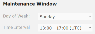 Define a maintenance window for OutSystems Cloud environments ...