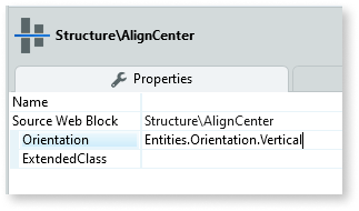 Align Center - OutSystems 11 Documentation