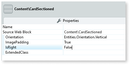 Card Sectioned - OutSystems 11 ドキュメンテーション