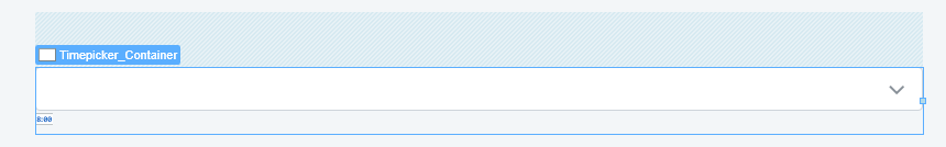 Time Picker Reference - OutSystems 11 Documentation