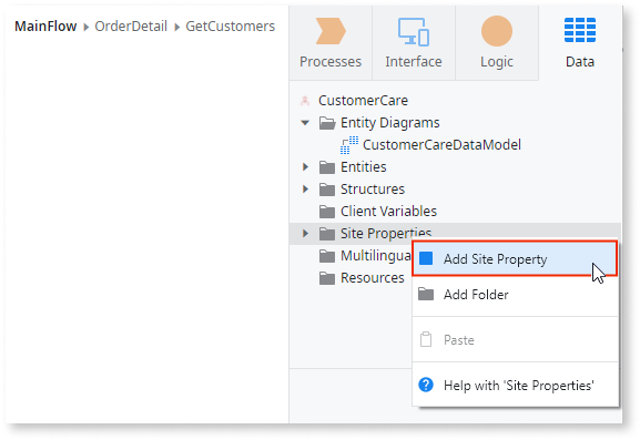 Use Site Properties to Configure Behaviors at Runtime - OutSystems 11 ...