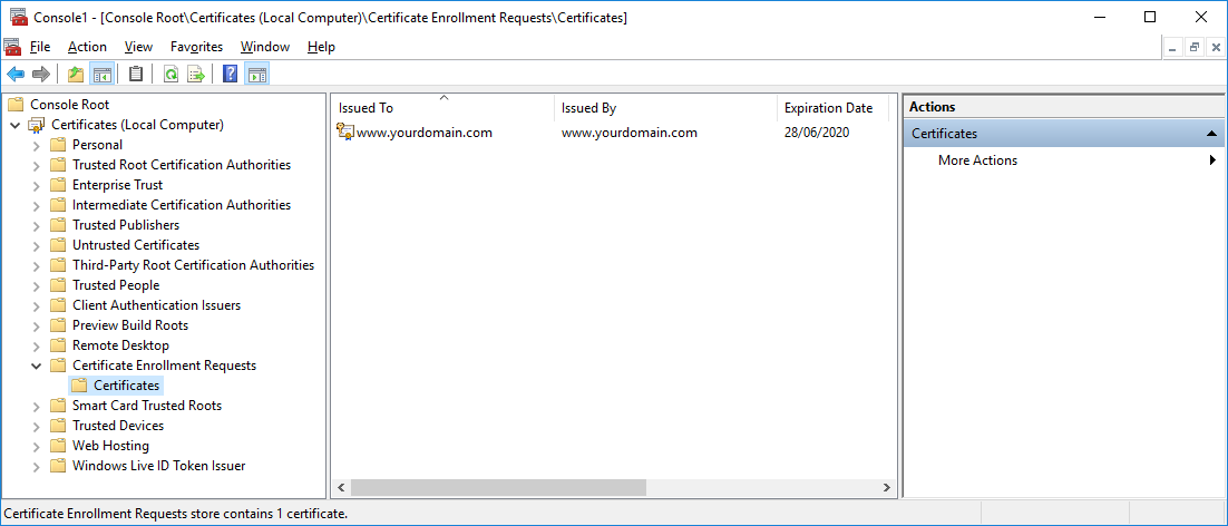 How to generate a CSR - OutSystems Support