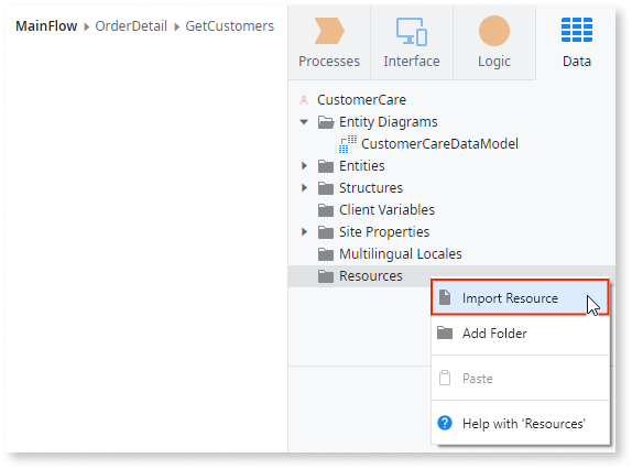 Use Resources - OutSystems 11 Documentation