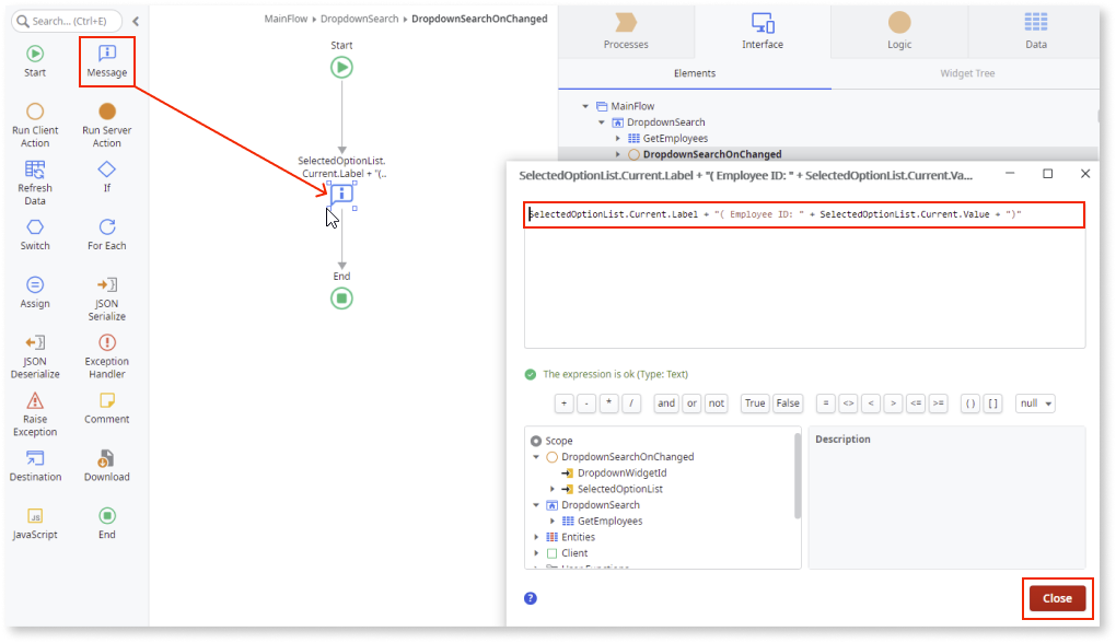 Dropdown Search - ODC Documentation