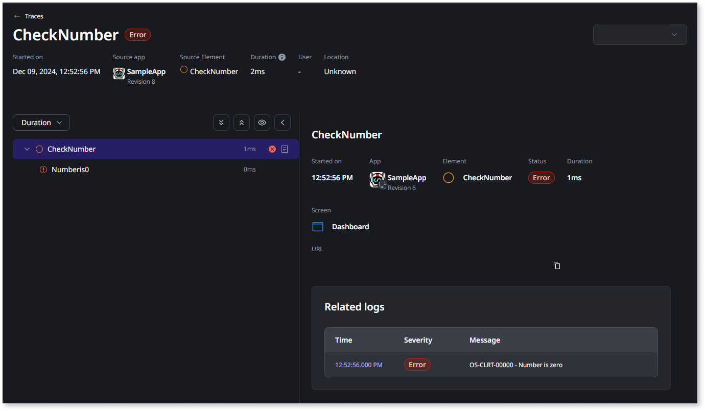 クライアント側トレース - ODC Documentation