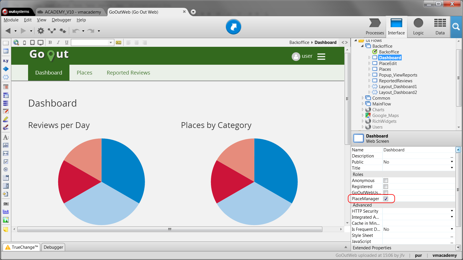 Validate End-User Permissions in the Application - OutSystems 10 ...