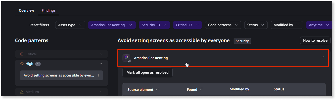 開発者としてCode qualityの使用を開始する - ODC Documentation