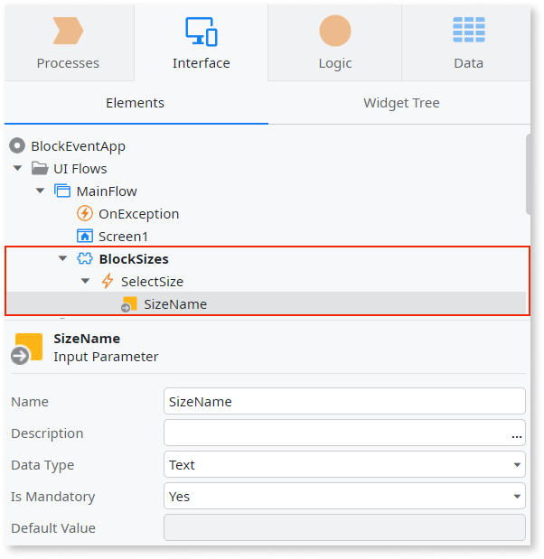 イベントを使用してブロックの変更を親に反映する - OutSystems 11 ドキュメンテーション