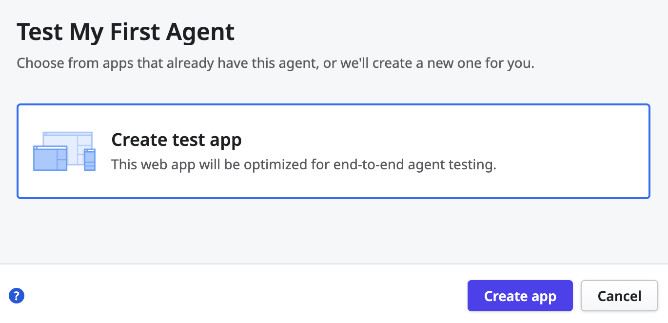 Getting started with an Agentic app - ODC Documentation