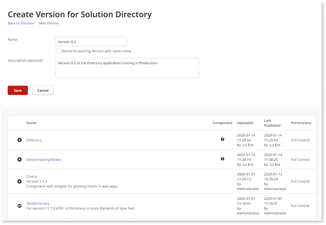 Rollback to a Previous Version - OutSystems 11 Documentation