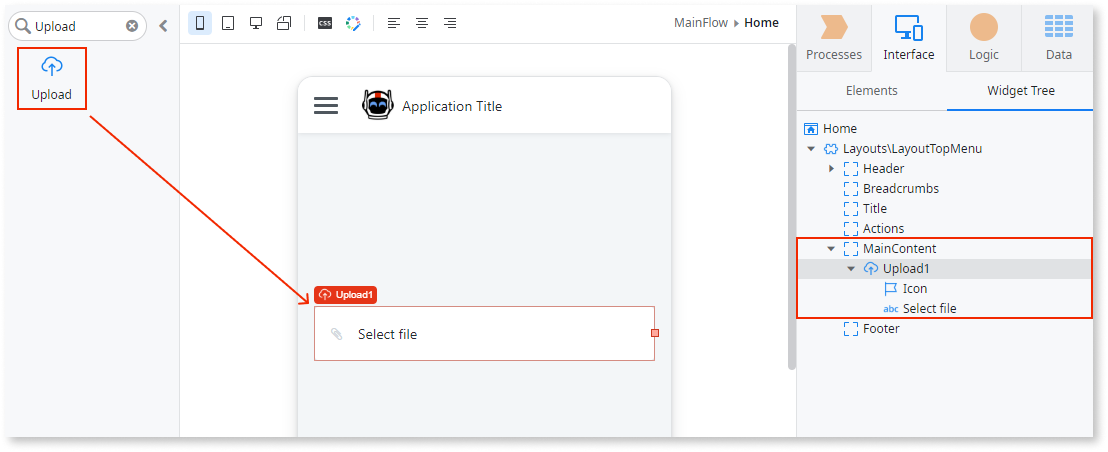 エンドユーザーがファイルをアップロードできるようにする - OutSystems 11 ドキュメンテーション