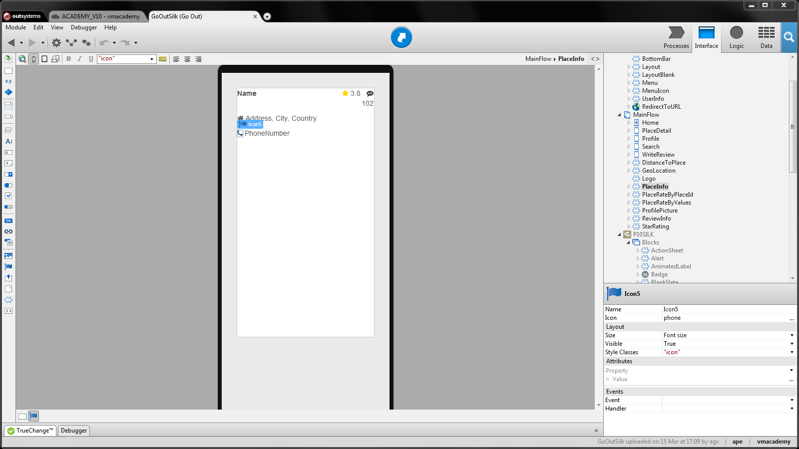 アイコンを使用する - OutSystems 10 ドキュメンテーション