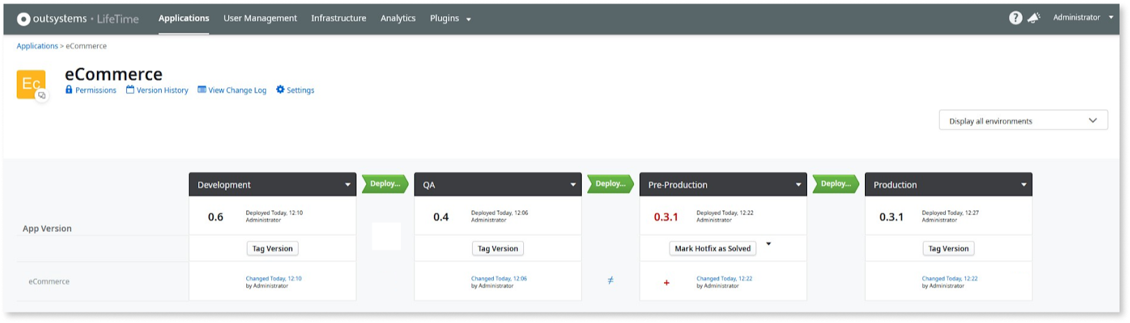 Apply a hotfix - OutSystems 11 Documentation