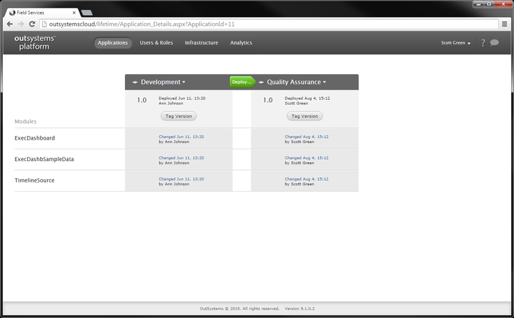 Configure Application Settings After Deployment - OutSystems 10 ...
