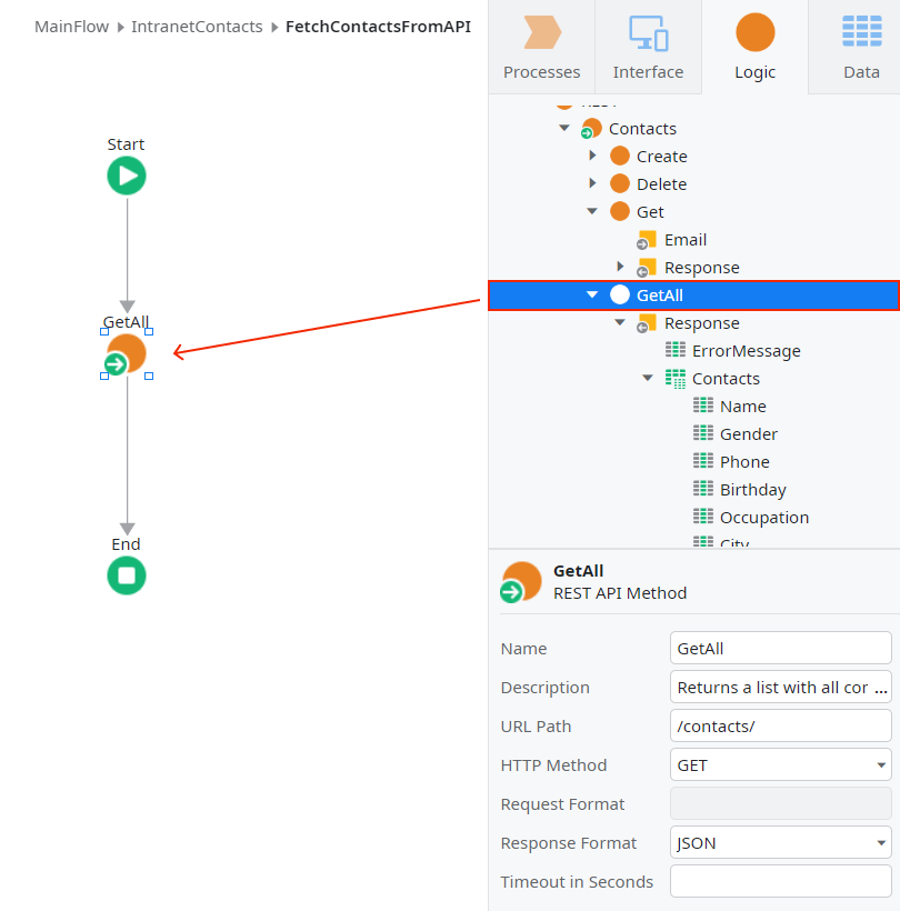 1つまたは複数のREST APIメソッドを利用する - OutSystems 11 ドキュメンテーション