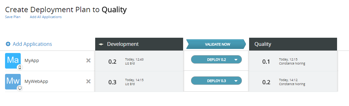 Deploy an Application - OutSystems 10 Documentation