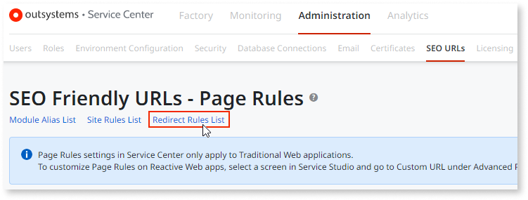 SEO-friendly URLs for Reactive Web apps - OutSystems 11 Documentation