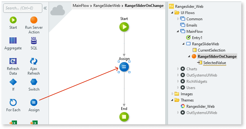 Range Slider - OutSystems 11 Documentation