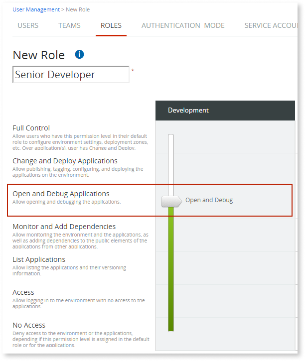 Set Up the Permissions in a Team - OutSystems 11 Documentation