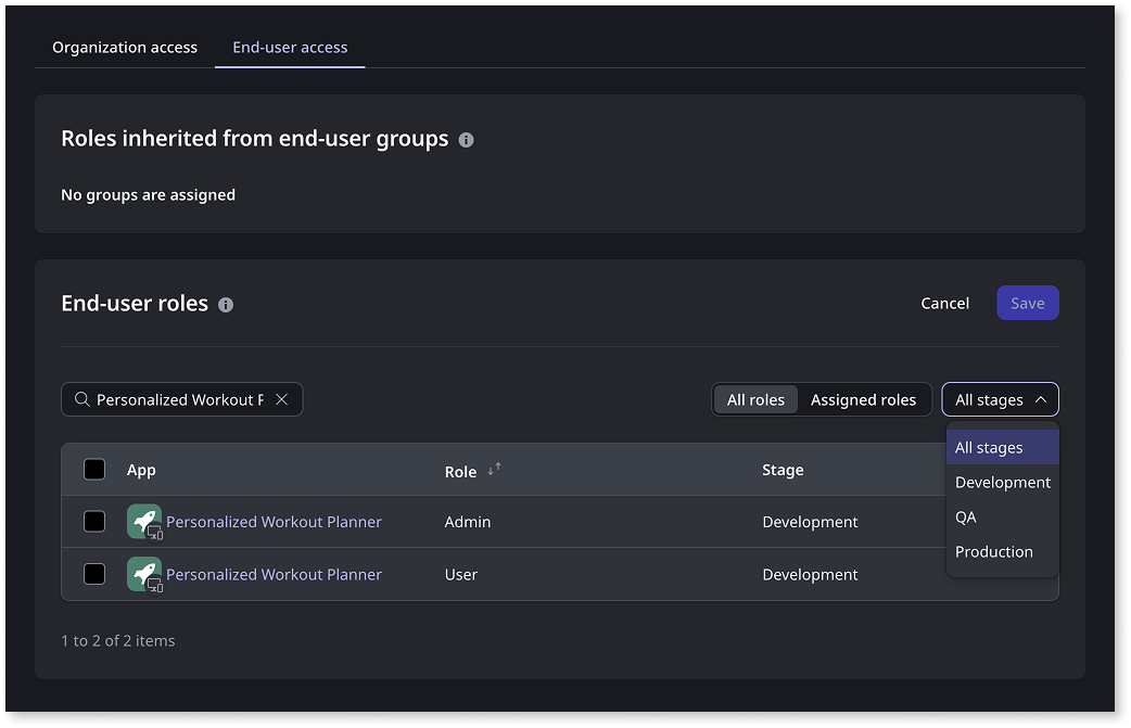 Grant and revoke user roles - ODC Documentation