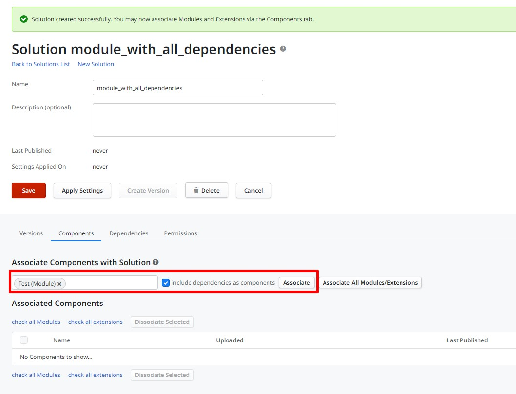 ソリューションを作成して使用する - OutSystems 操作ガイド