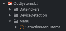 Multiple menu items active at the same time - OutSystems サポート