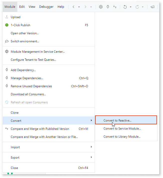 Convert OutSystems 11 Traditional Web to Reactive - OutSystems 11