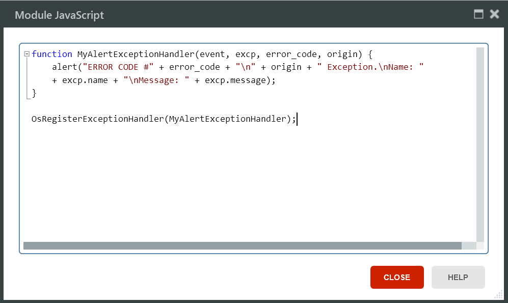 Handle Javascript Errors Outsystems 11 Documentation 3408