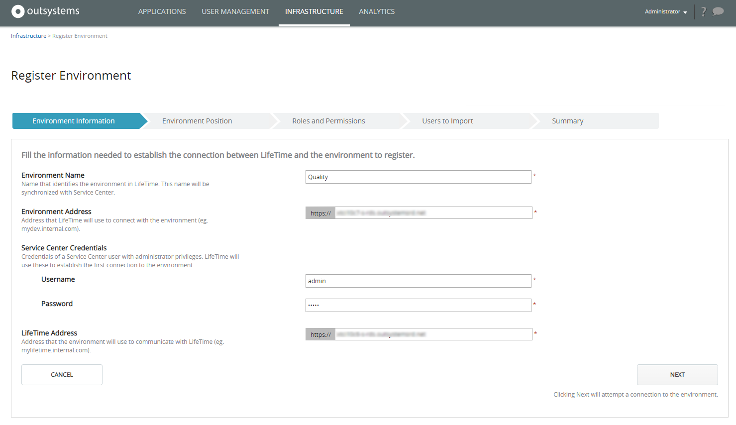 Configuring LifeTime authentication - OutSystems 11 Documentation