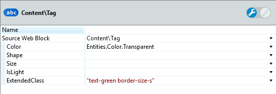 Tag Reference - OutSystems 11 Documentation