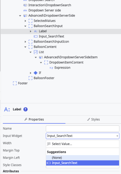 Dropdown server side - OutSystems 11 Documentation