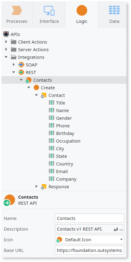 Consume one or more REST API methods - OutSystems 11 ドキュメンテーション