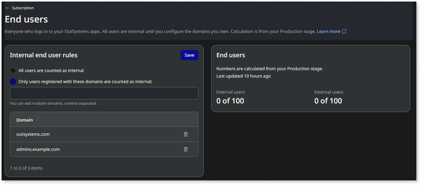 Classify end-users in ODC - ODC Documentation