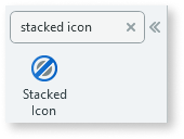 Stacked Icon - OutSystems 11 Documentation