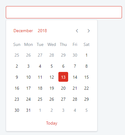 Date Picker Reference - OutSystems 11 Documentation