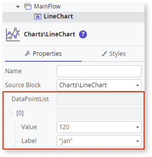 Line Chart - OutSystems 11 Documentation